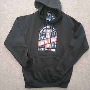 Fanatics‎ South Florida Panthers Hockey Mens SMALL Black Hoodie Sweatshirt NHL